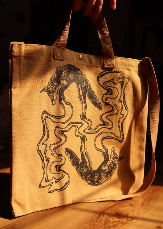 String Theory Canvas Tote