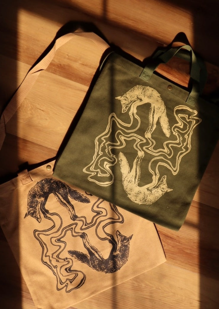 String Theory Canvas Tote