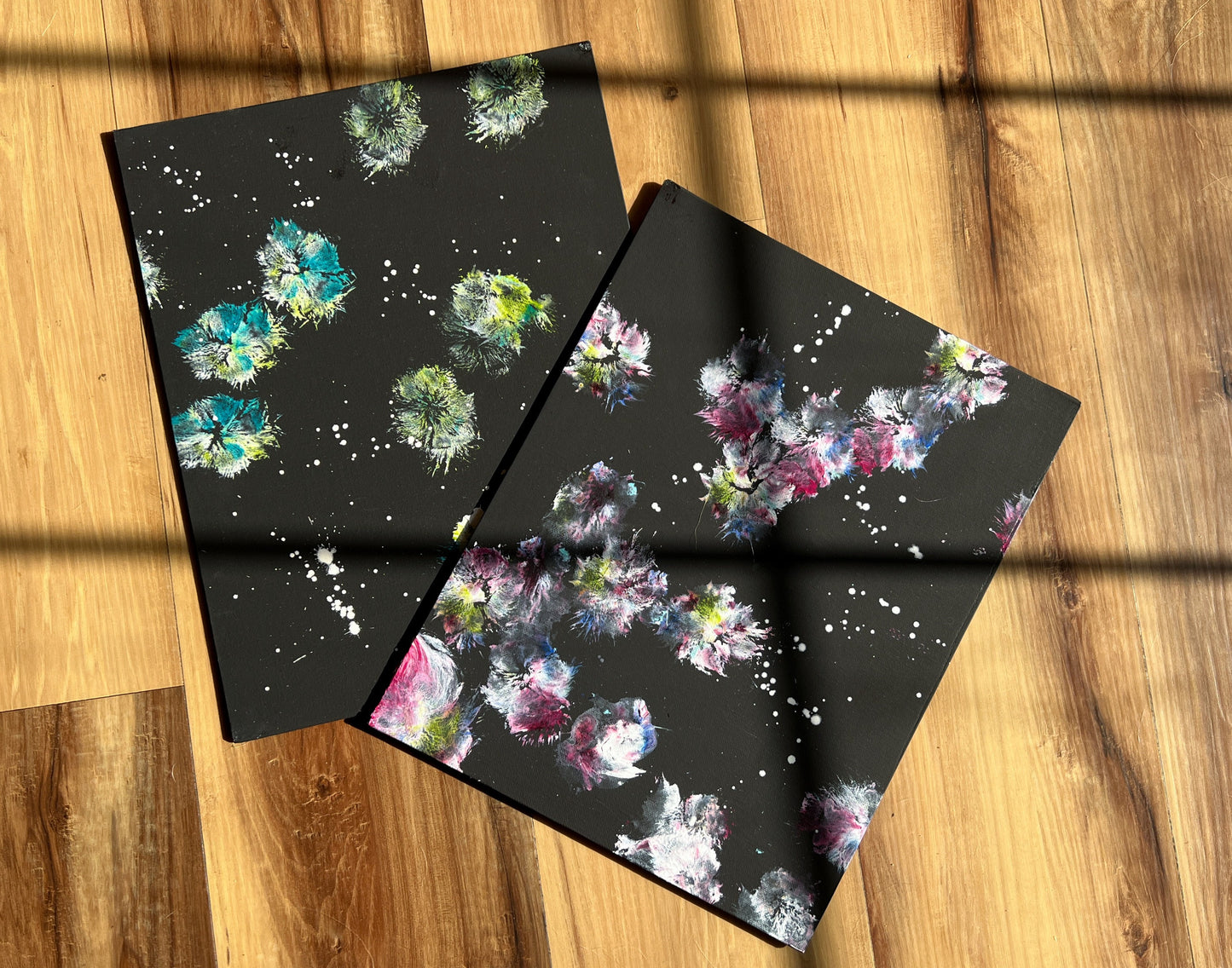 Paw Print Paintings By Elmwood the Alien