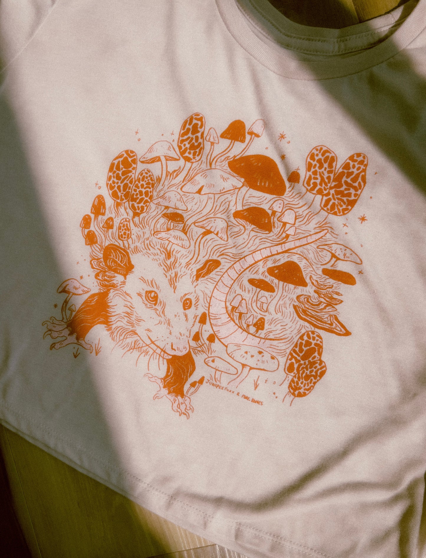 Mushroom Forest Cropped Tee
