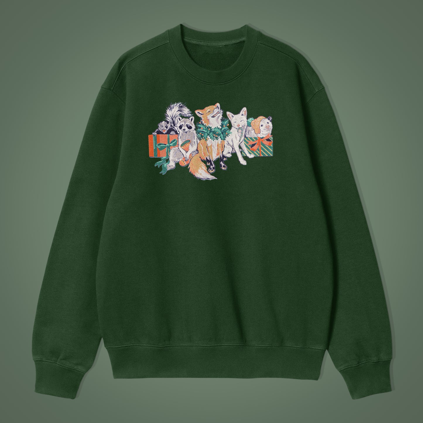 Juniper Wildlife Vintage Christmas Sweatshirt