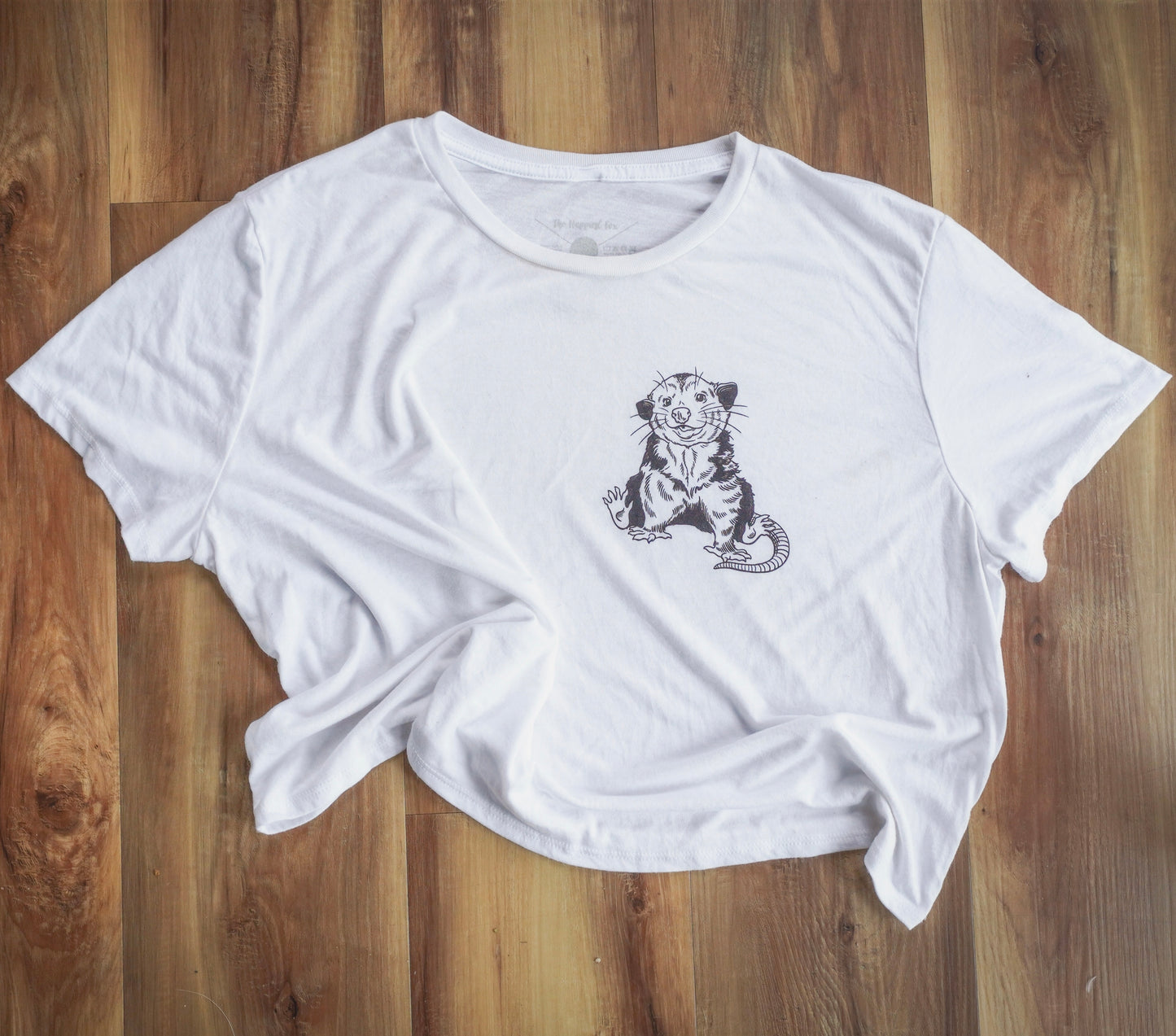Opossum Flowy Cropped Tee