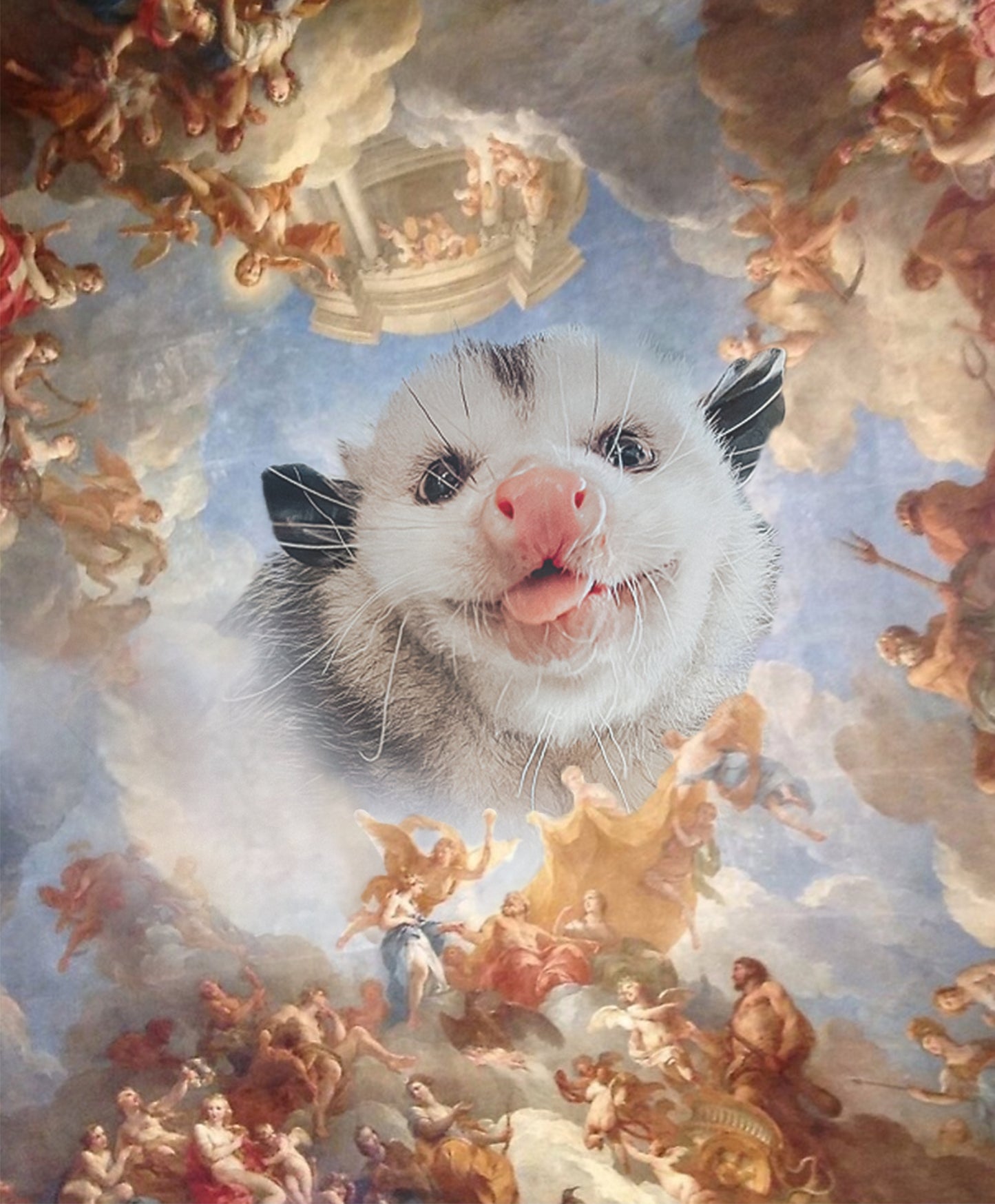 Renaissance Possum Poster