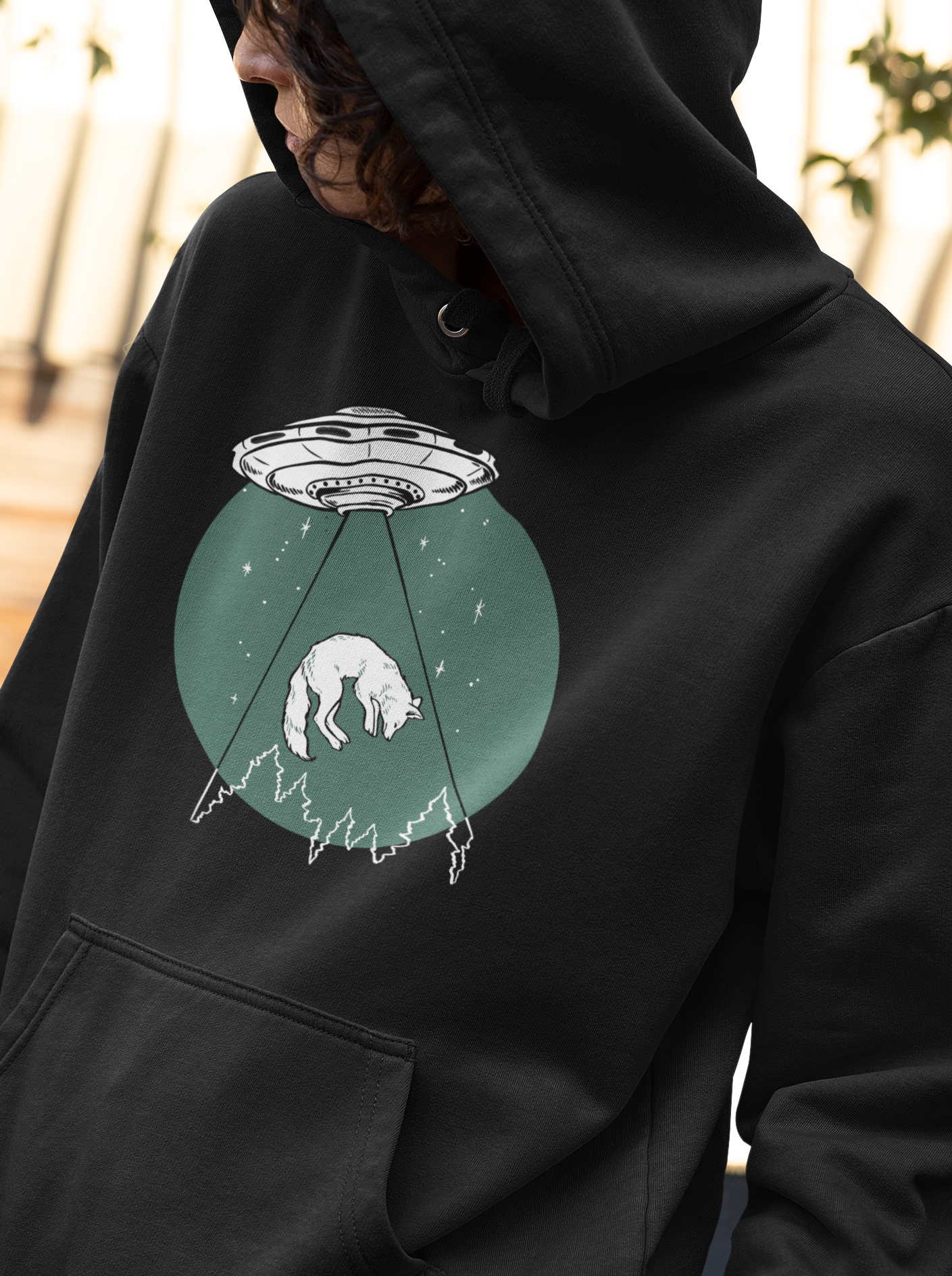 Elmwood Galactic Fox Hoodie