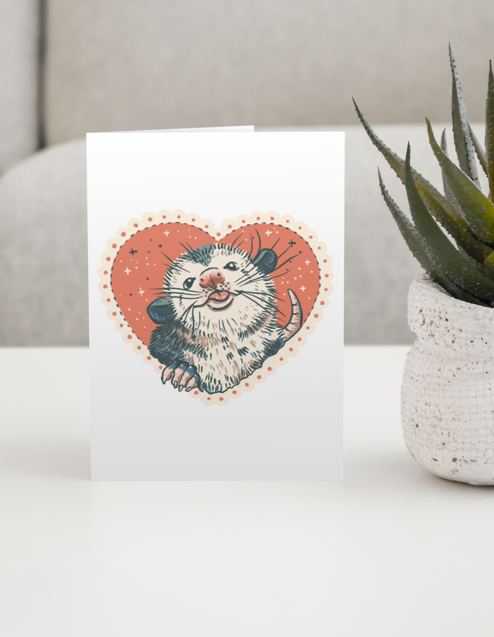 I Love You An ImPOSSUMble Amount Greeting Cards