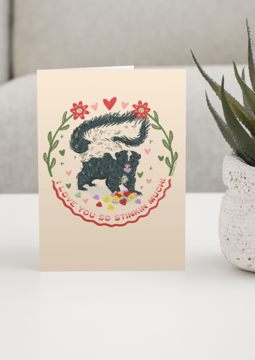 So Stinkin' Much Greeting Card
