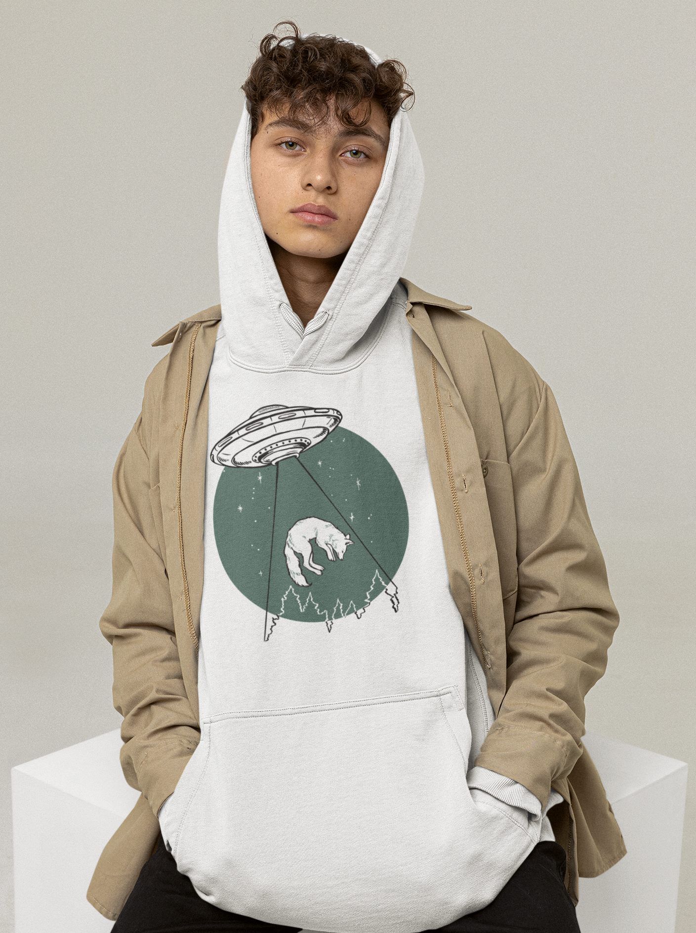 Elmwood Galactic Fox Hoodie