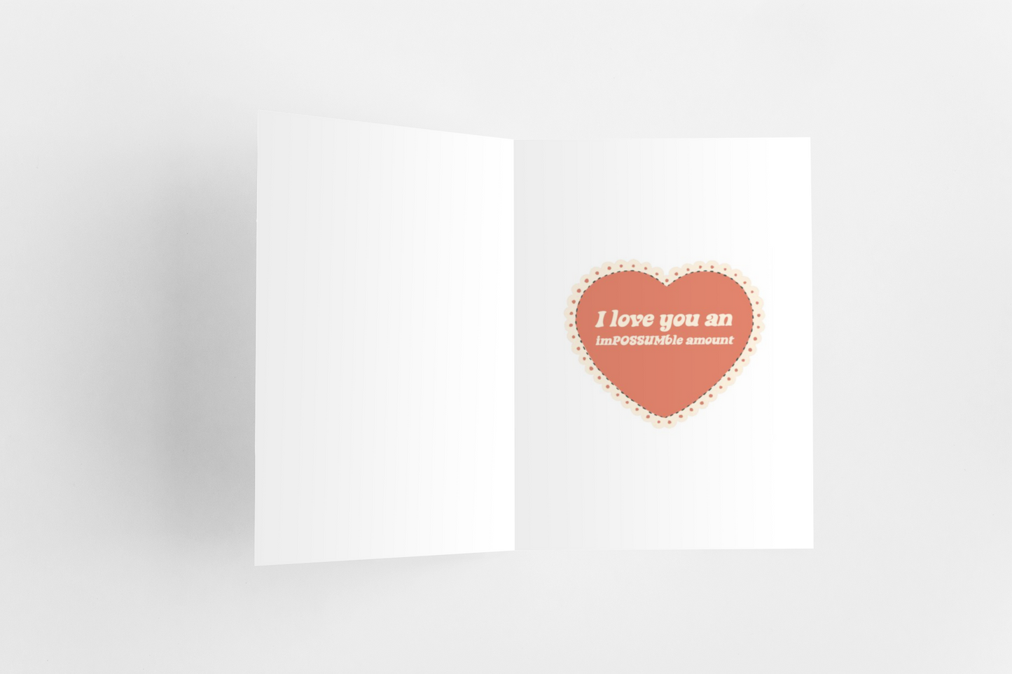 I Love You An ImPOSSUMble Amount Greeting Cards