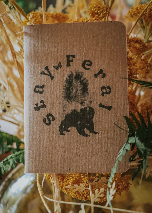 Stay Feral Pocket Notebook