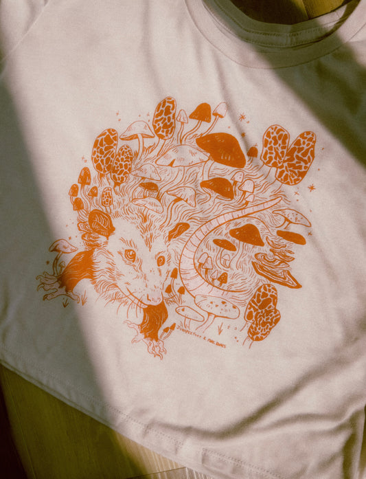 Mushroom Forest Cropped Tee